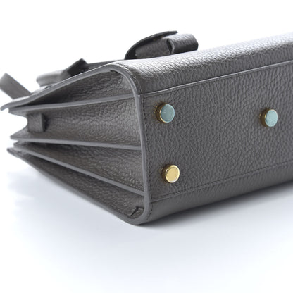 Saint Laurent Grained Calfskin Nano Sac De Jour Fog 6 of 9
