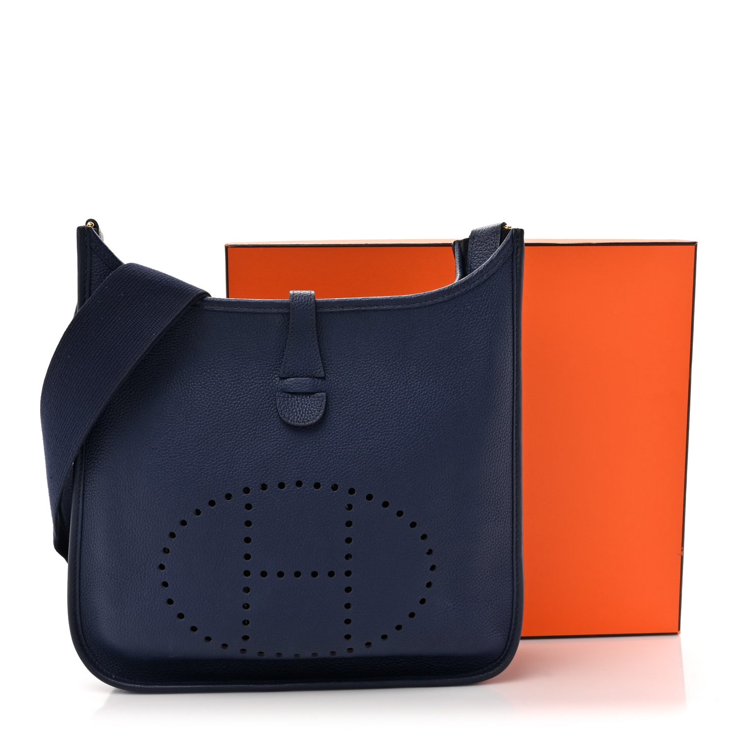 Taurillon Clemence EVELYNE III PM Bleu Encre