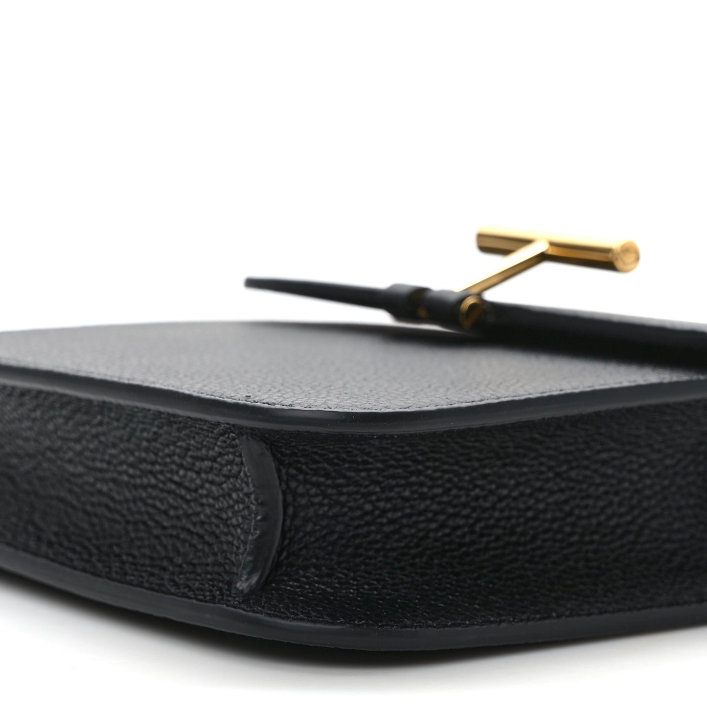 Grained Calfskin Mini T Clasp Tara Crossbody Bag