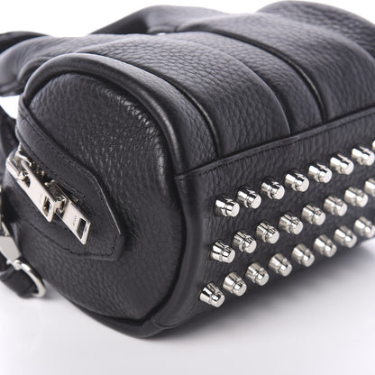 Alexander Wang Pebbled Lambskin Baby Rockie Black Rhodium Hardware 7 of 8