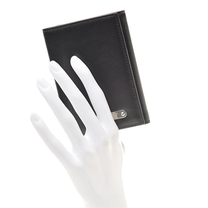 Saint Laurent Smooth Calfskin Compact Wallet Black 2 of 10