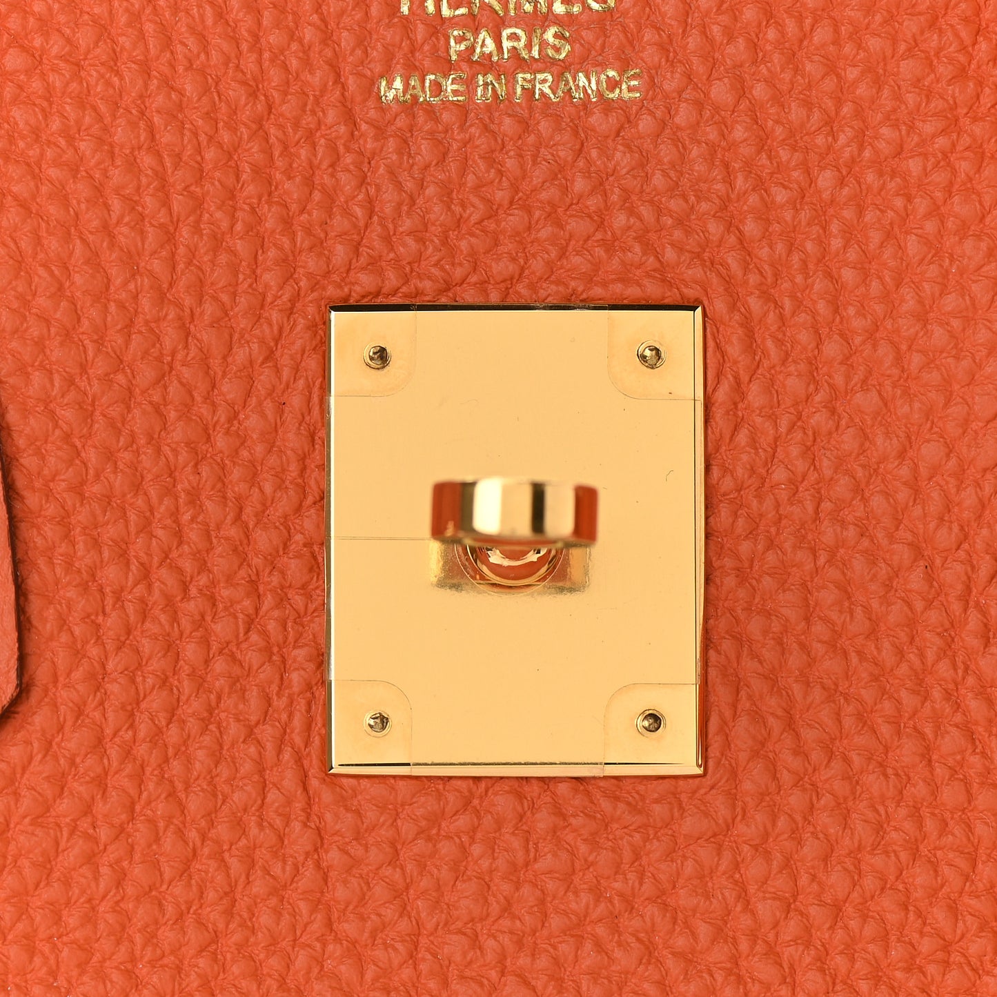 Togo Birkin 35 Orange