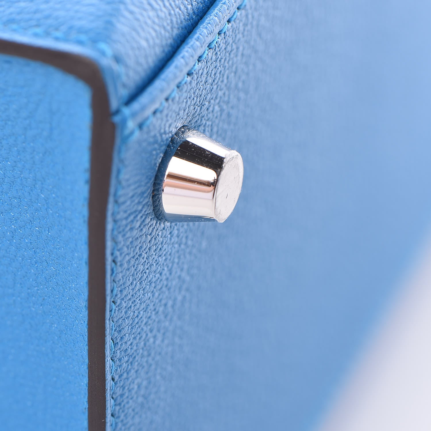 Hermes Chevre Chandra Kelly Sellier 25 Bleu Zanzibar 29 of 41