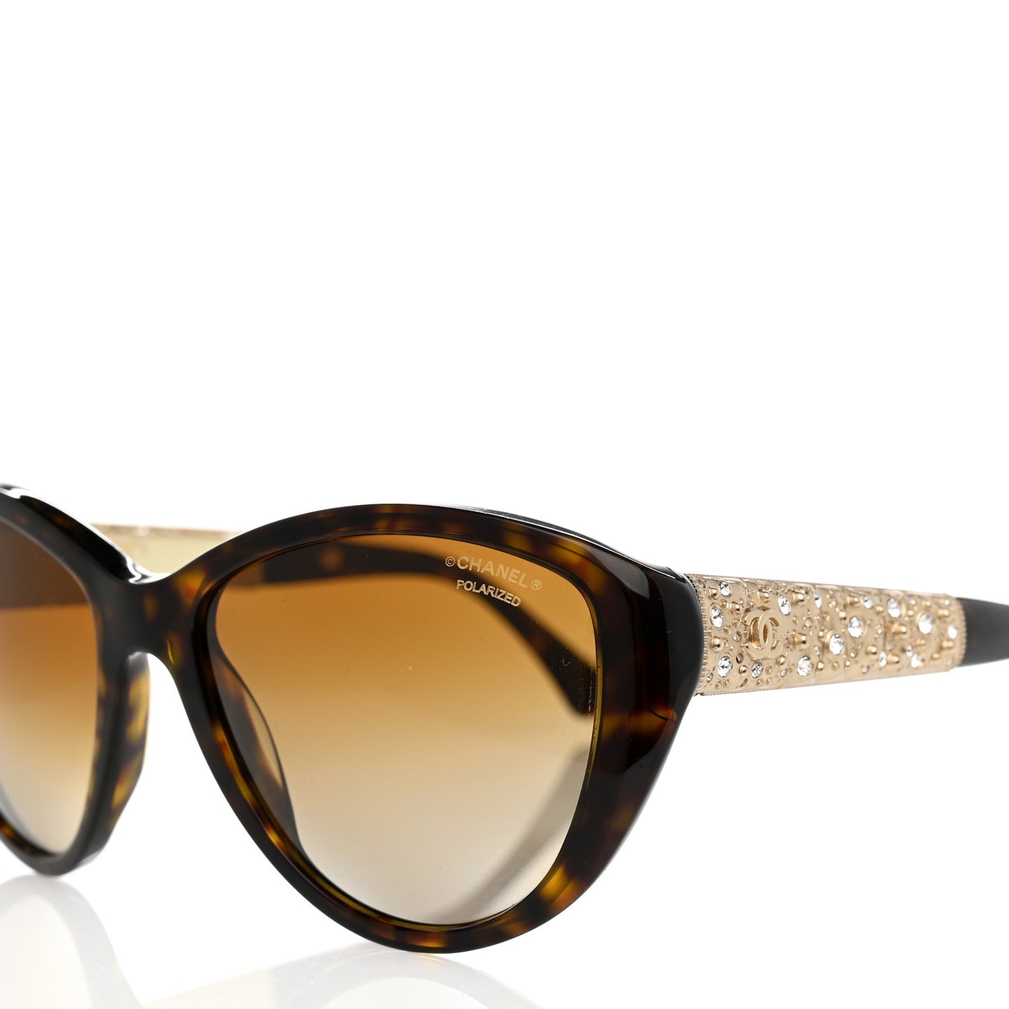 Crystal Bijoux Sunglasses 5298-B-A Tortoise