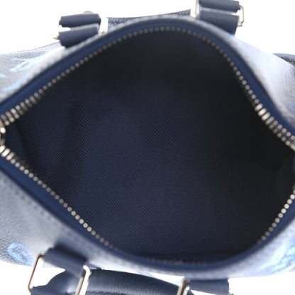 Louis Vuitton Monogram Ink Watercolor Keepall XS Blue 5 of 8
