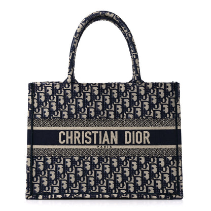 Christian Dior Oblique Medium Book Tote Blue Multicolor 1 of 14