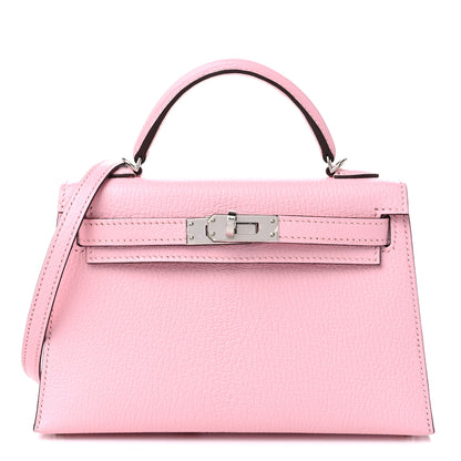 Hermes Chevre Mysore Mini Kelly Sellier 20 Rose Sakura 1 of 10