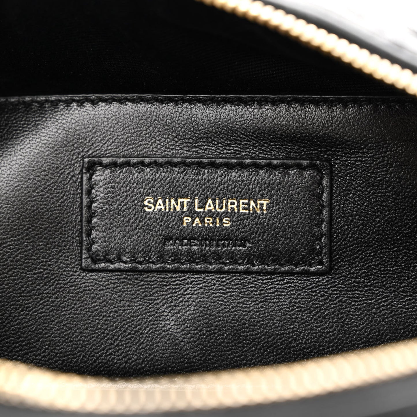 Lambskin Monogram Small Sade Tube Bag Black