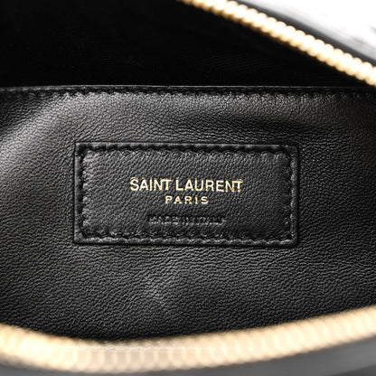 Saint Laurent Lambskin Monogram Small Sade Tube Bag Black 6 of 10