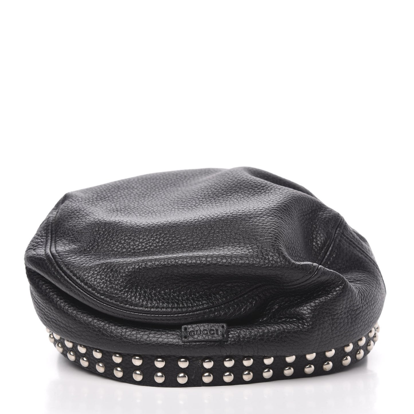 Calfskin Studded Cellarius Hat L Black