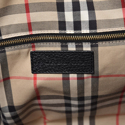 Burberry London Grainy Calfskin Medium Greenwood Bowling Bag Black 7 of 9