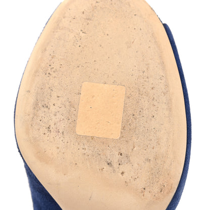 Jimmy Choo Suede Lorna 100 Pumps 36 Blue 8 of 8