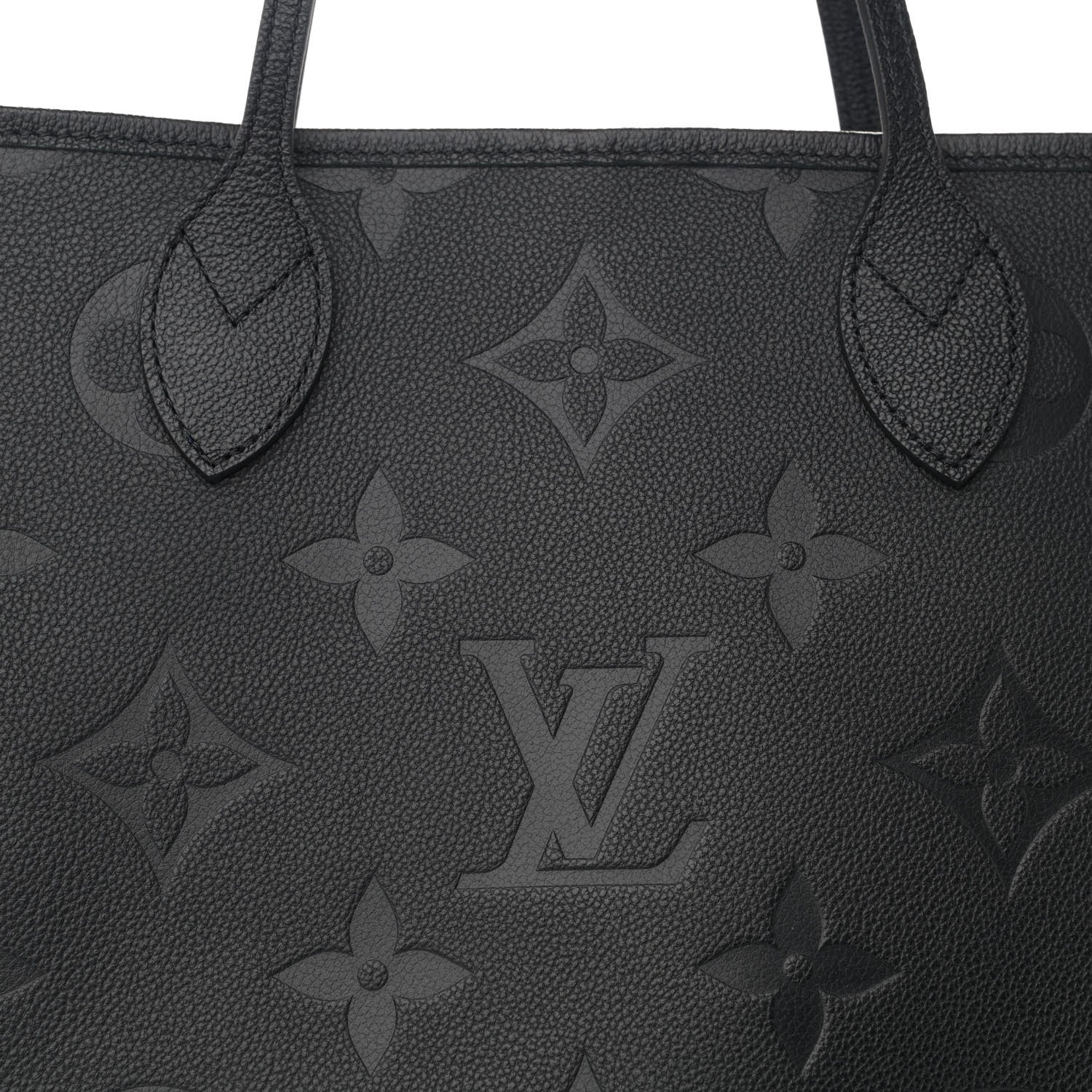 Louis Vuitton Empreinte Monogram Giant Neverfull MM Black 8 of 11