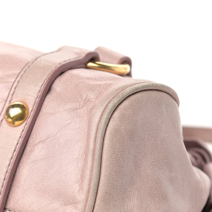 Miu Miu Vitello Lux Mini Bow Bag Cipria 10 of 19