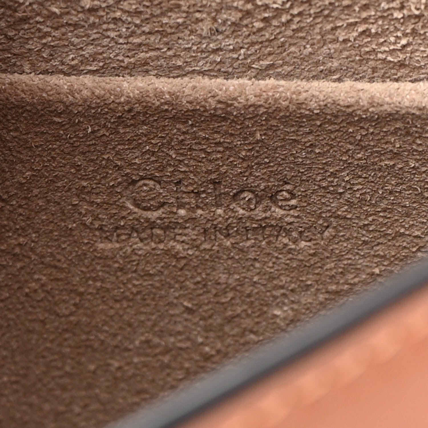 Chloe Calfskin Suede Small Nile Bracelet Bag Caramel 6 of 8