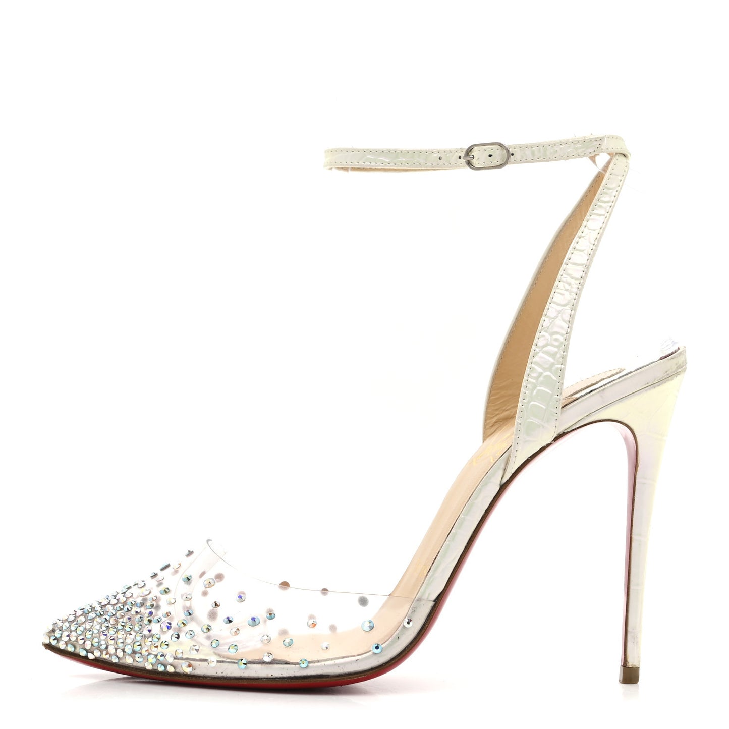 PVC Calf Alicoco Spikaqueen 100 Pumps 36.5 White