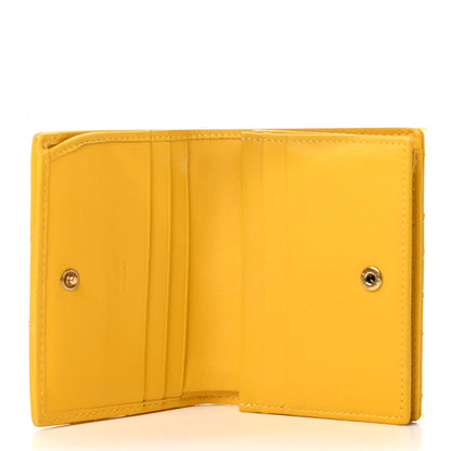 Gucci Calfskin Matelasse GG Marmont Card Case Stone Topaz 4 of 6