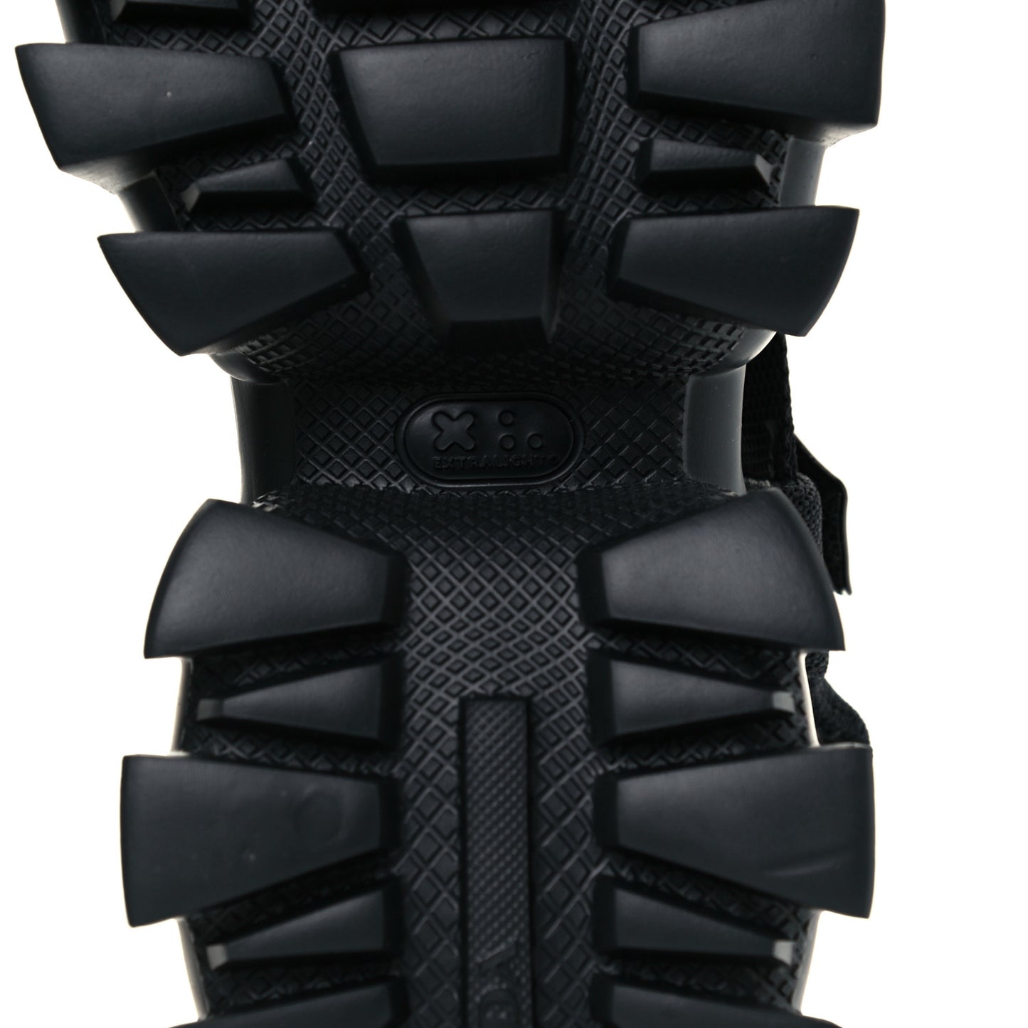 Rubber Nylon Velcro Womens Cloudbust Thunder 50mm Sandals 39.5 Black