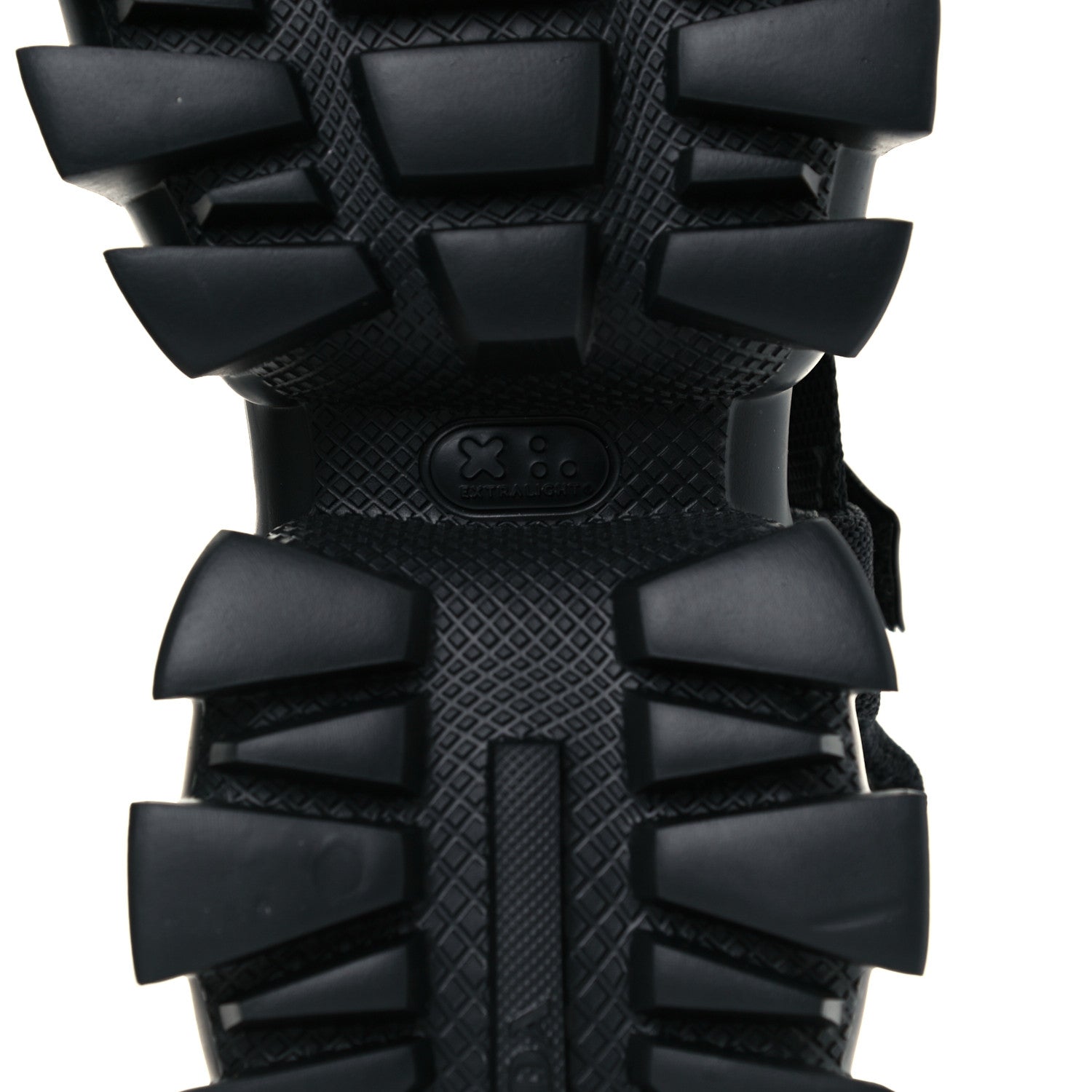 Prada Rubber Nylon Velcro Womens Cloudbust Thunder 50mm Sandals 39.5 Black 9 of 11
