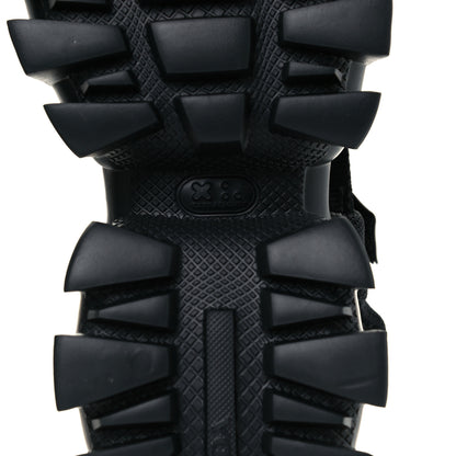 Prada Rubber Nylon Velcro Womens Cloudbust Thunder 50mm Sandals 39.5 Black 9 of 11