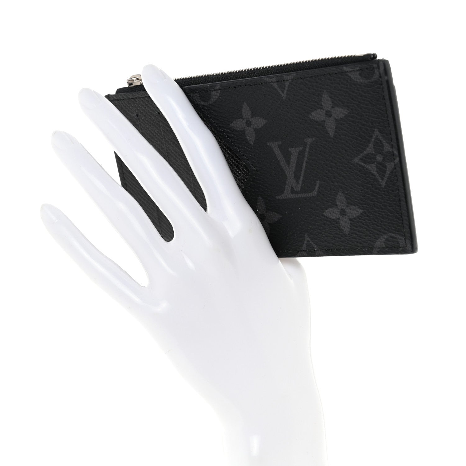 Louis Vuitton Taigarama Coin Card Holder Black 2 of 10