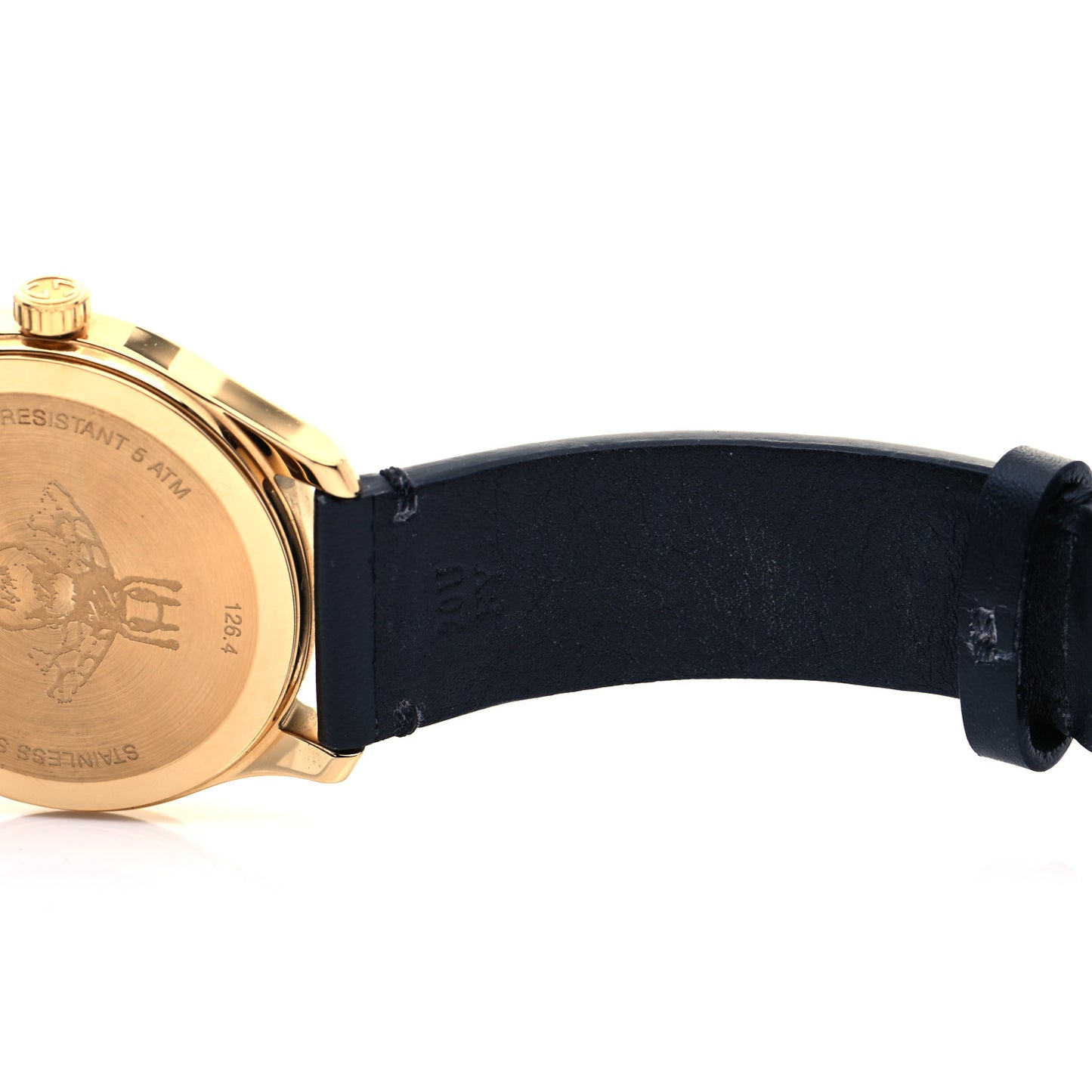 Stainless Steel Calfskin 38mm G-Timeless Bee Star Quartz Watch Black