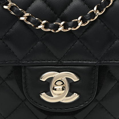Chanel Lambskin Quilted CC In Love Heart Bag Black 8 of 11