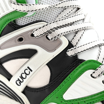 Gucci Demetra Mens Basket High Top Sneakers 8 Holly Green Great White Black 25 of 28