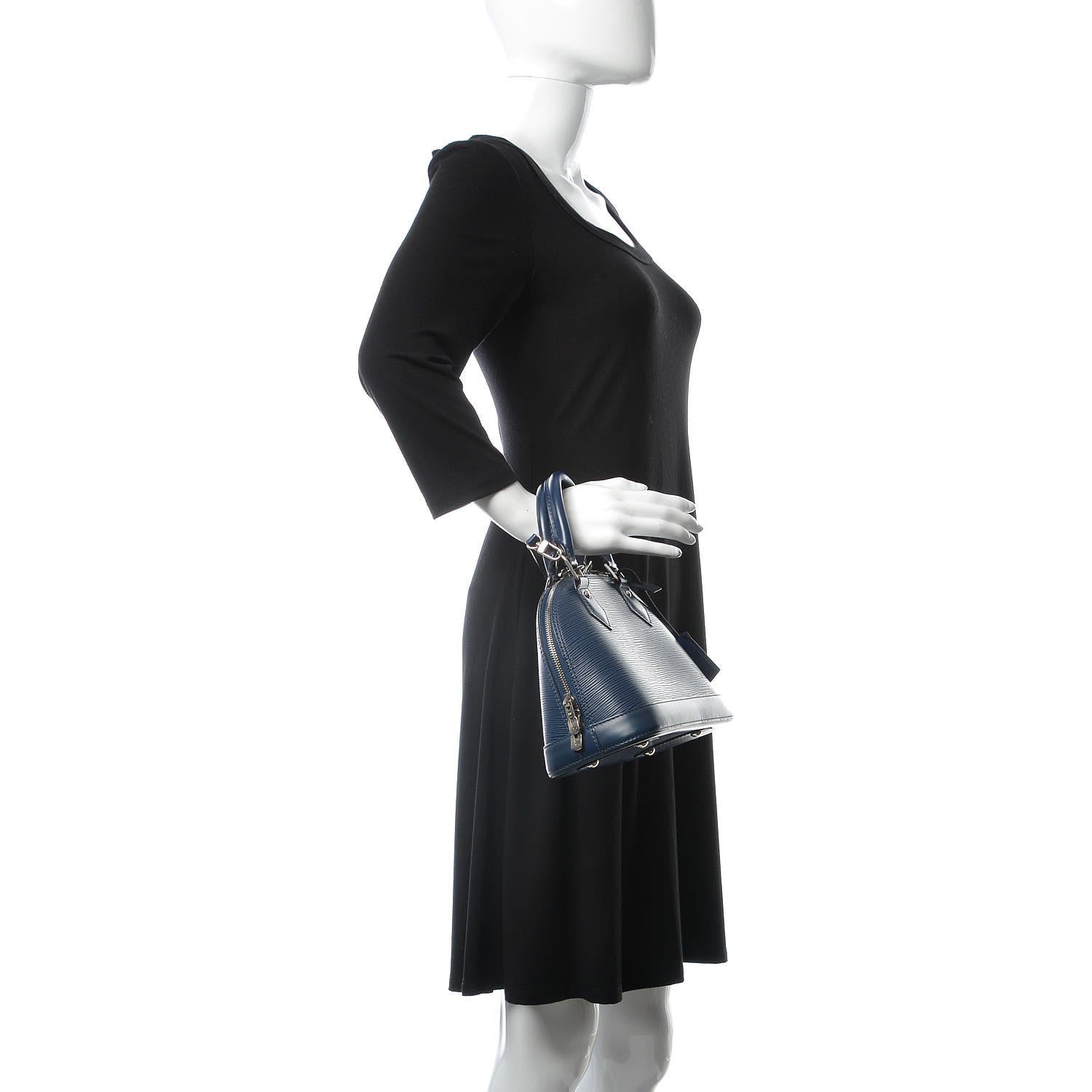 Louis Vuitton Epi Alma BB Indigo 2 of 16
