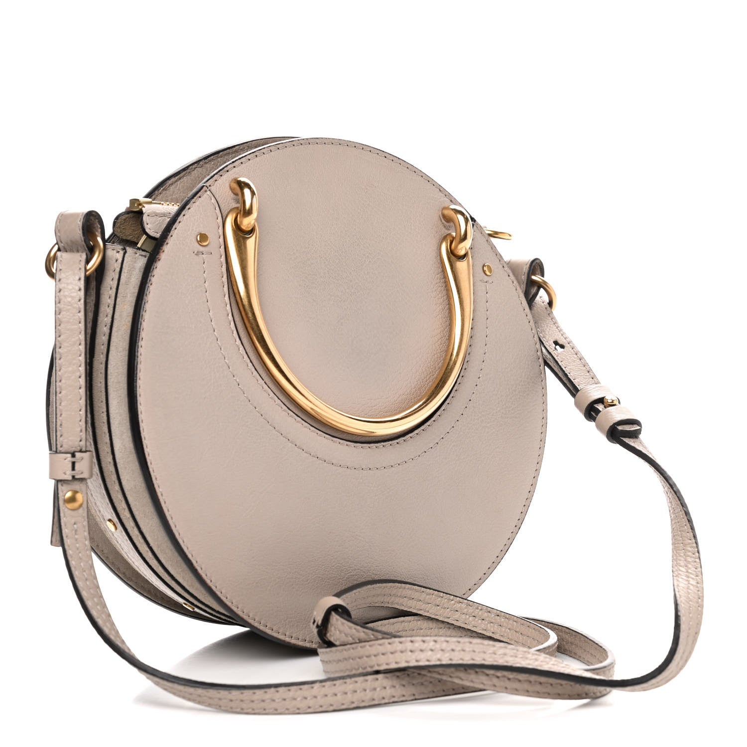 Chloe Calfskin Suede Small Pixie Bag Motty Grey 2 of 4