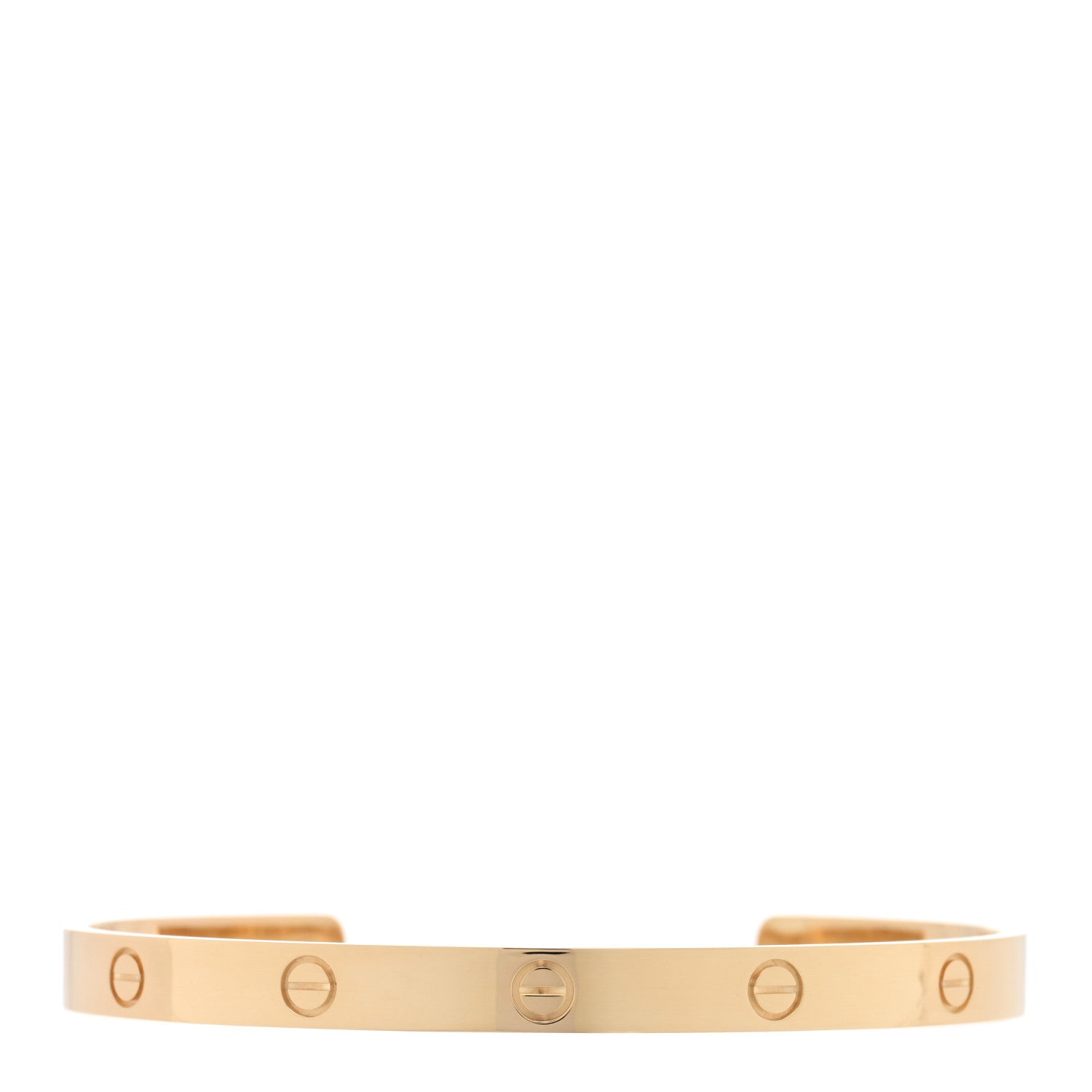 Cartier 18K Yellow Gold LOVE Cuff Bracelet 21 1 of 4