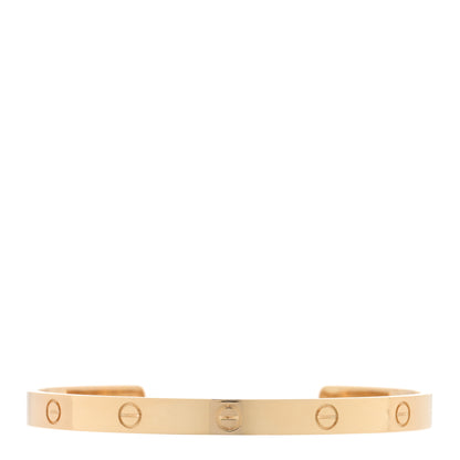 Cartier 18K Yellow Gold LOVE Cuff Bracelet 21 1 of 4