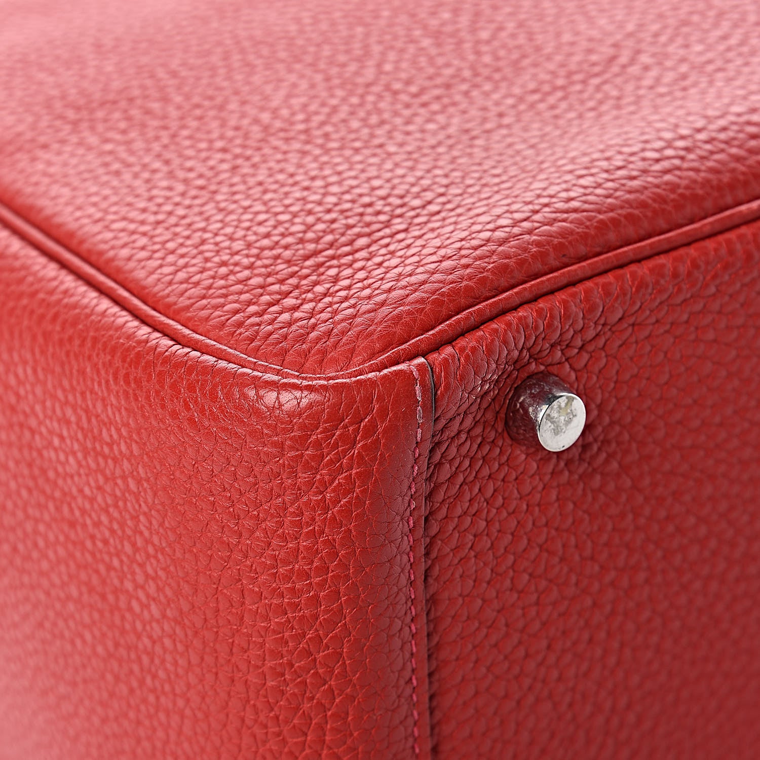 Hermes Taurillon Clemence Lindy 30 Rouge Casaque 12 of 12