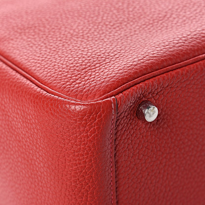 Hermes Taurillon Clemence Lindy 30 Rouge Casaque 12 of 12