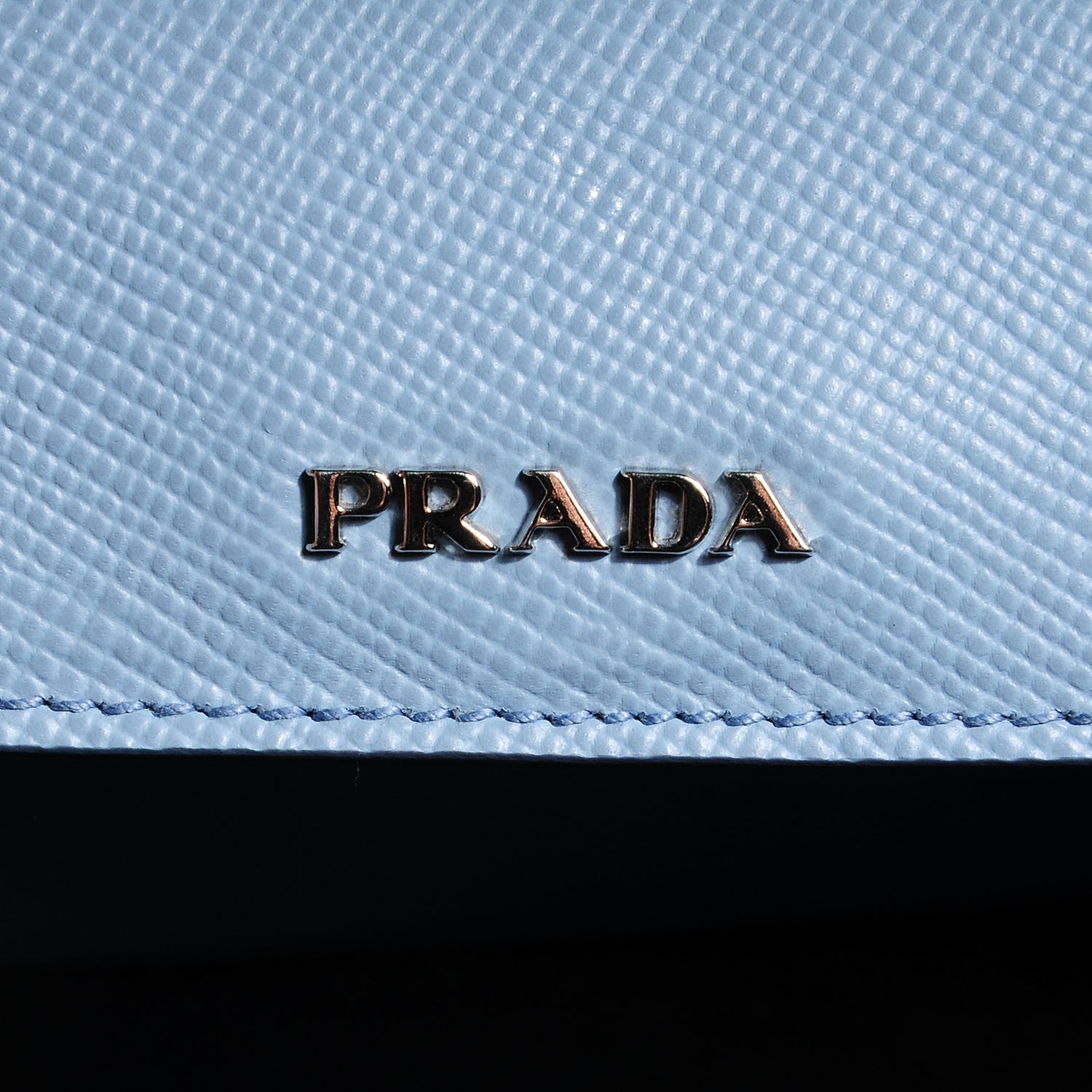 Prada Saffiano Cuir Double Handle Tote Astrale 7 of 10