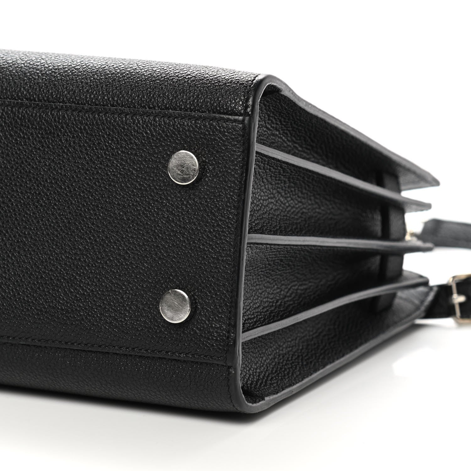 Saint Laurent Grained Calfskin Baby Sac De Jour Black 10 of 15