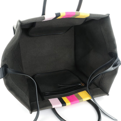Celine Cotton Canvas Medium Phantom Luggage Multicolor 5 of 8