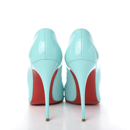 Christian Louboutin Patent Pigalle Follies 100 Pumps 40 Opaline 6 of 9