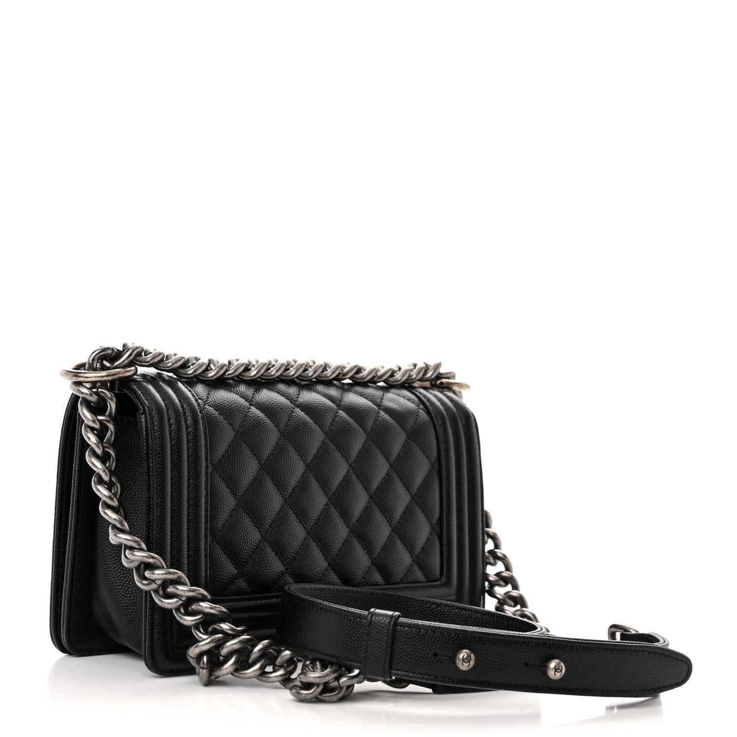 Chanel Caviar Quilted Small Boy Flap Black 3 of 11