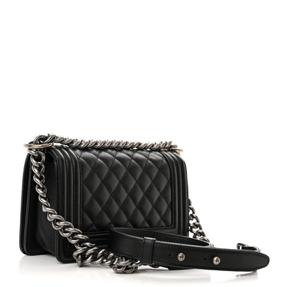 Chanel Caviar Quilted Small Boy Flap Black 3 of 11