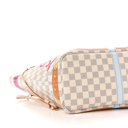 Louis Vuitton Damier Azur Summer Trunks Miami Neo Neverfull MM 8 of 10