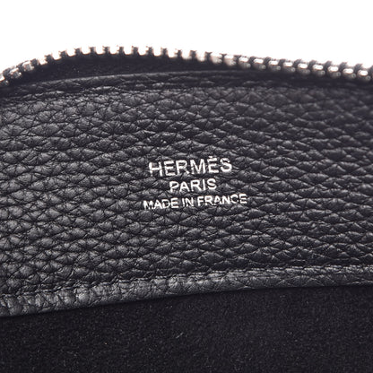 Hermes Togo Bazar Pouch Black 5 of 7