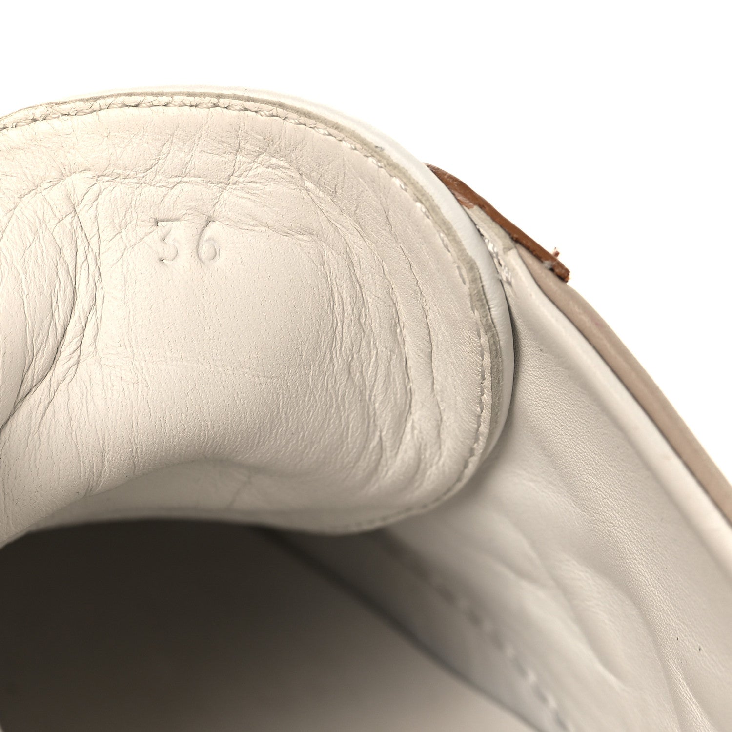 Hermes Calfskin Deep Sneakers 36 Multicolor White Gold 7 of 10