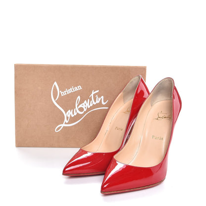 Christian Louboutin Patent Pigalle Follies 100 Pumps 40 Red 8 of 8