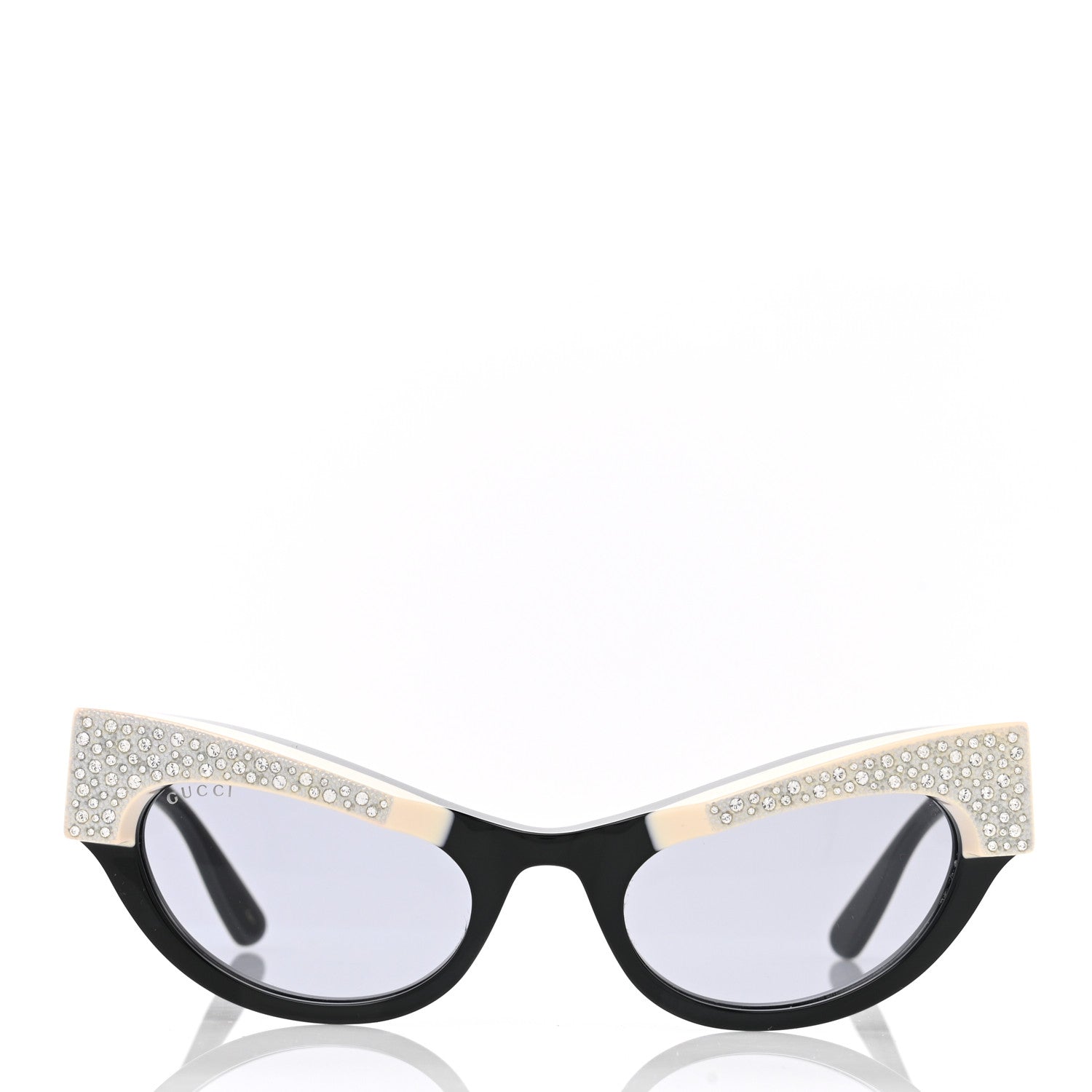 Gucci Crystal Acetate Cat Eye GG1167S Sunglasses Black 2 of 9