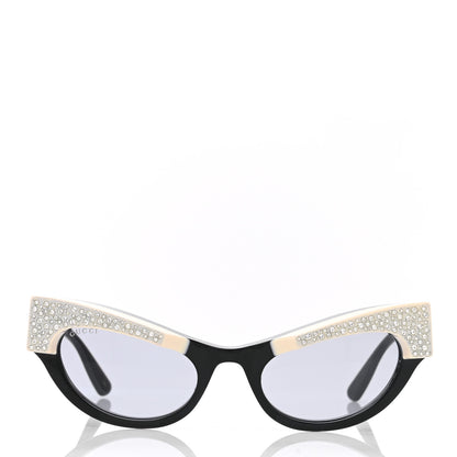 Gucci Crystal Acetate Cat Eye GG1167S Sunglasses Black 2 of 9