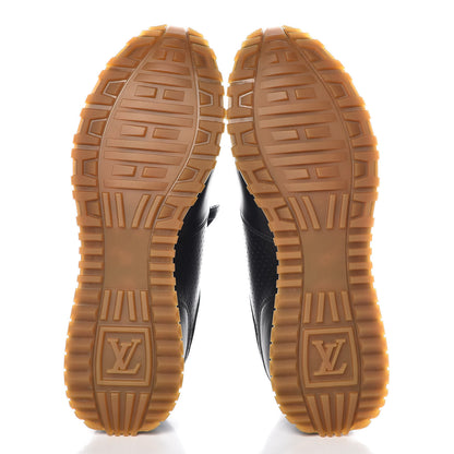 Louis Vuitton X SUPREME Calfskin Run Away Sneakers 7.5 Black 5 of 9