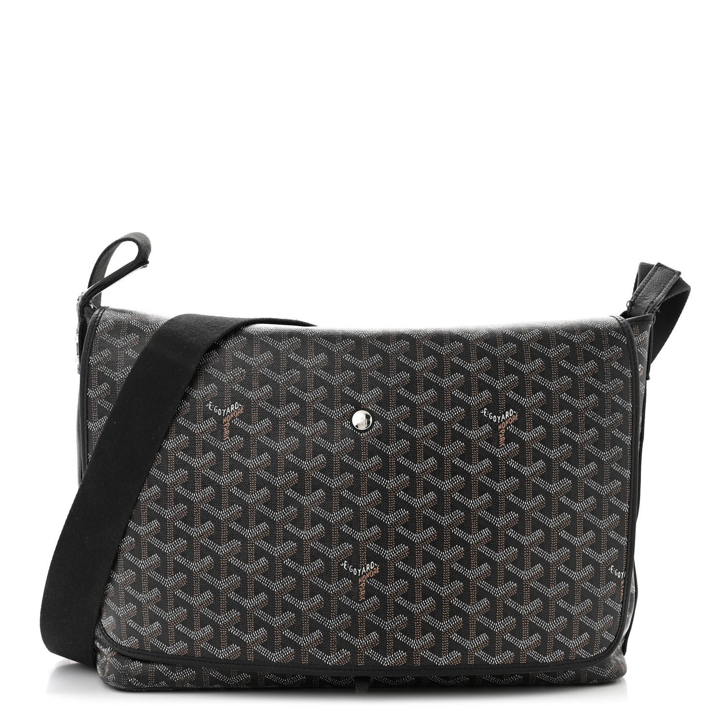 Goyardine Capetien Messenger Bag Black
