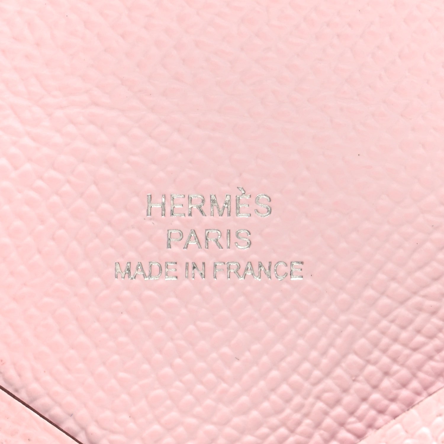 Hermes Epsom Calvi Card Case Rose Darling 6 of 7