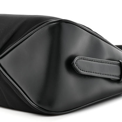 Prada Re-Nylon Vitello Large Aimee Shoulder Bag Black 8 of 9